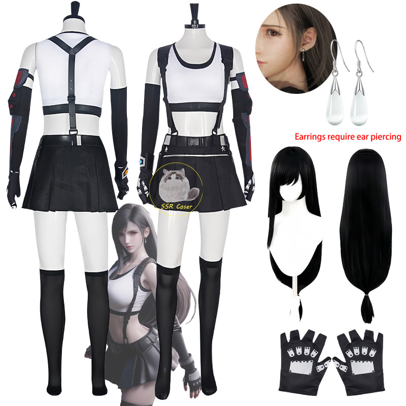Women'S Ear Accessories - Game Tifa Lockhart Cosplay Costume Final