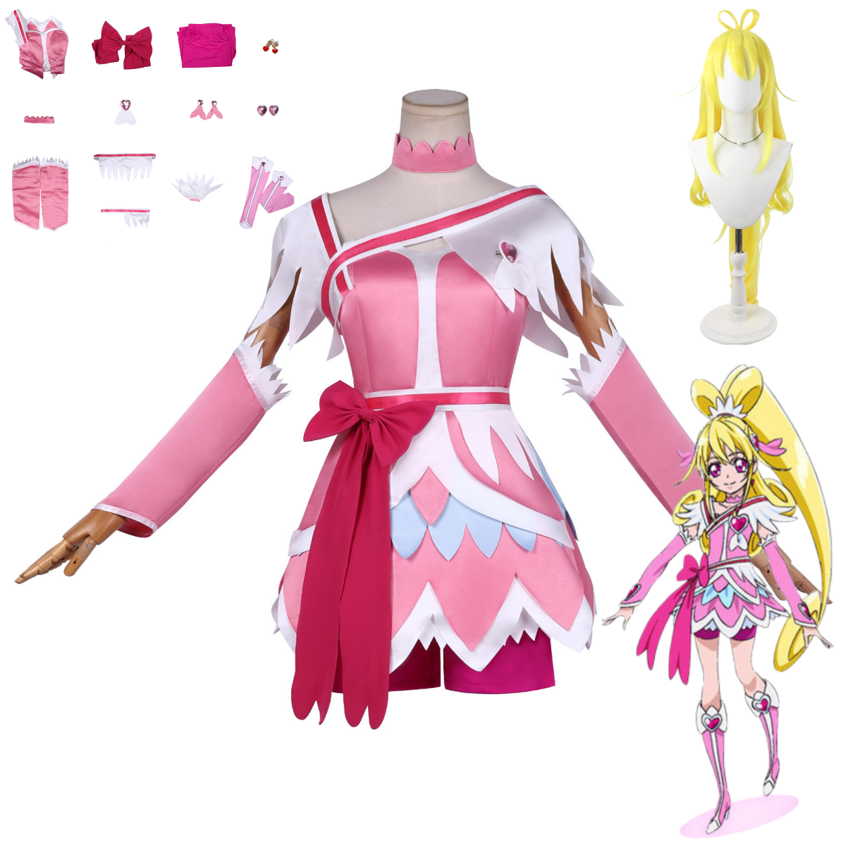 Women'S Ear Accessories - Anime Doki Doki! PreCure Cure Heart