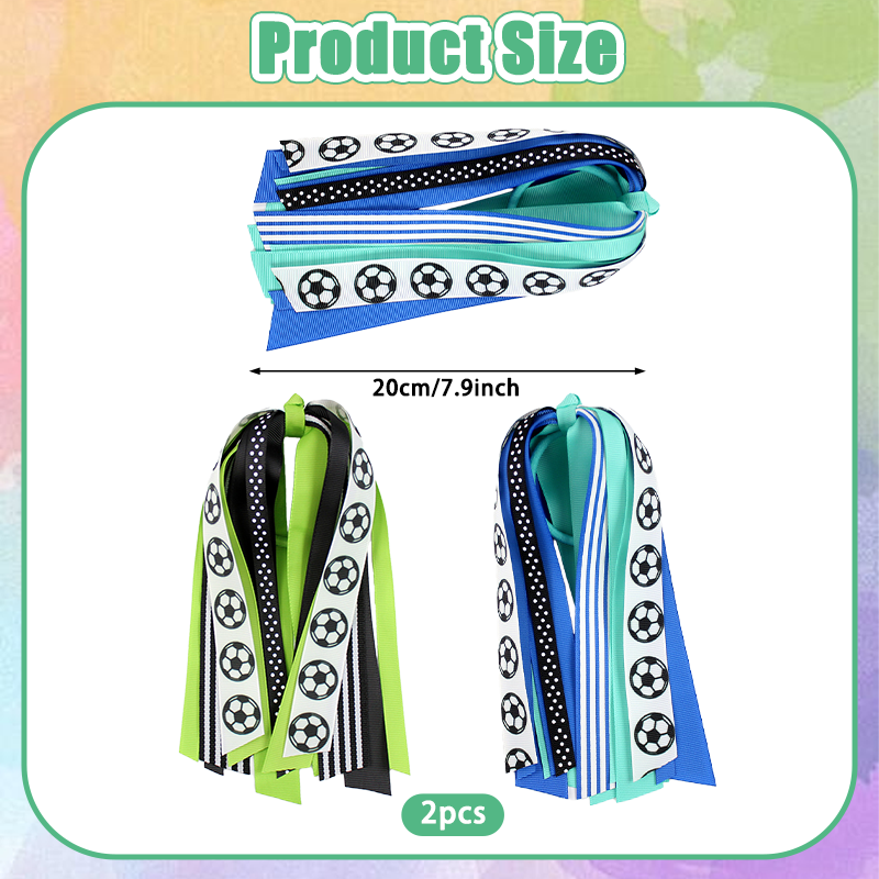 2-Pack of Football-Themed Pony – Women'S Accessories To Wear With Watch recenzja i cena