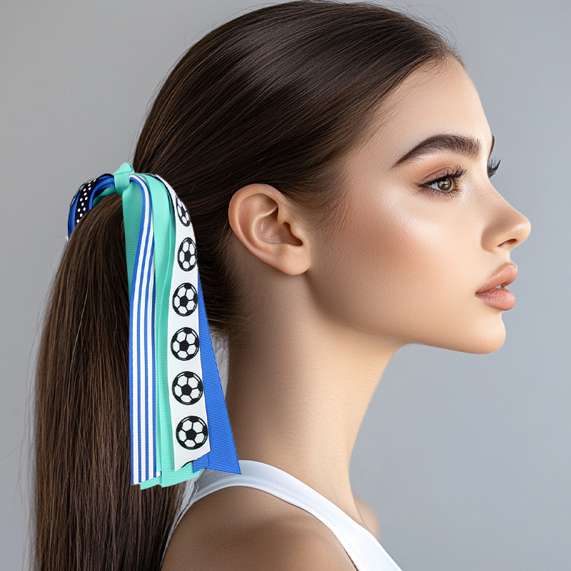 2-Pack of Football-Themed Pony – Women'S Accessories To Wear With Watch recenzja i cena