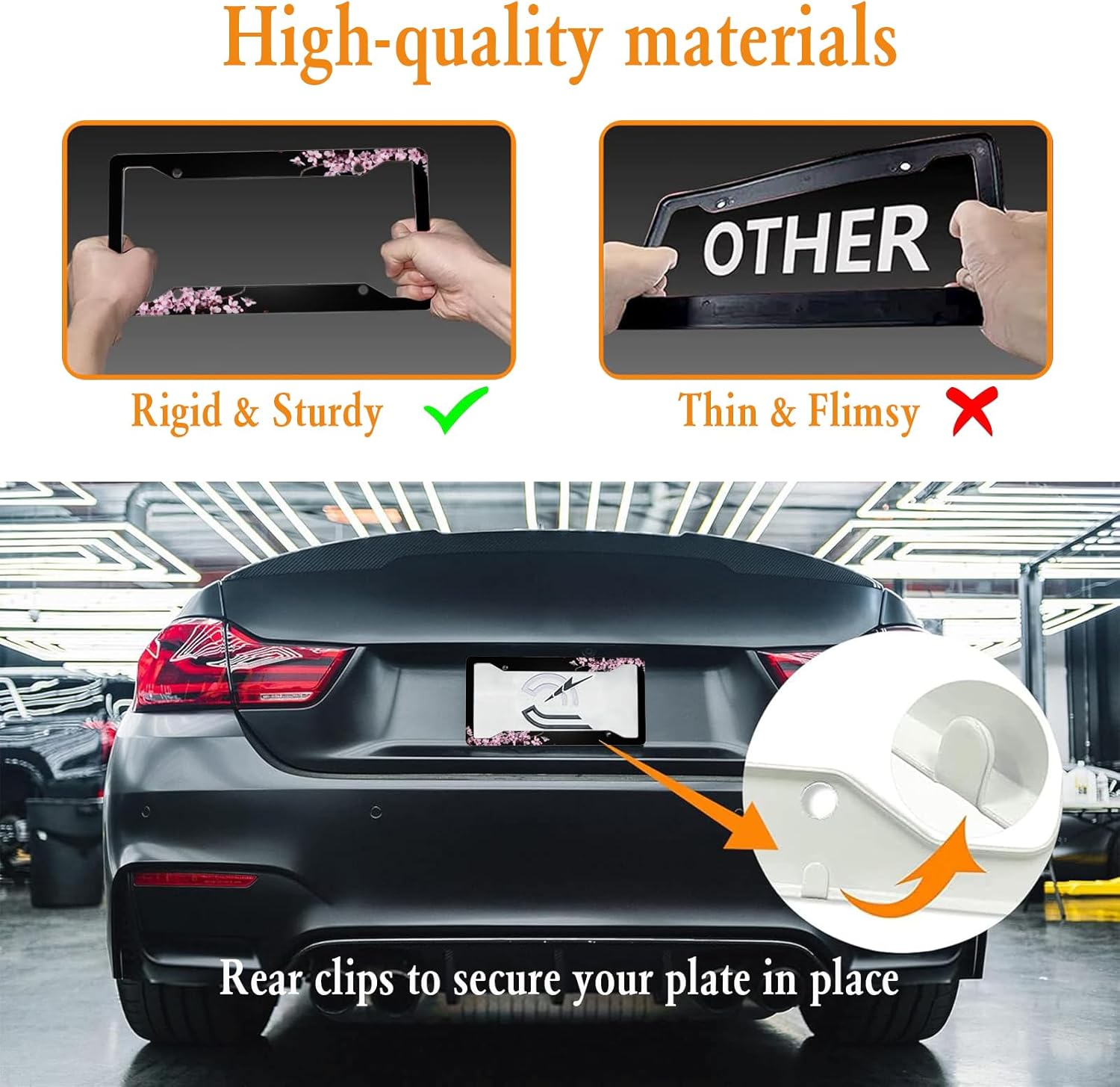 Aluminum License Plate Frame S – Women Accessories Images recenzja i cena