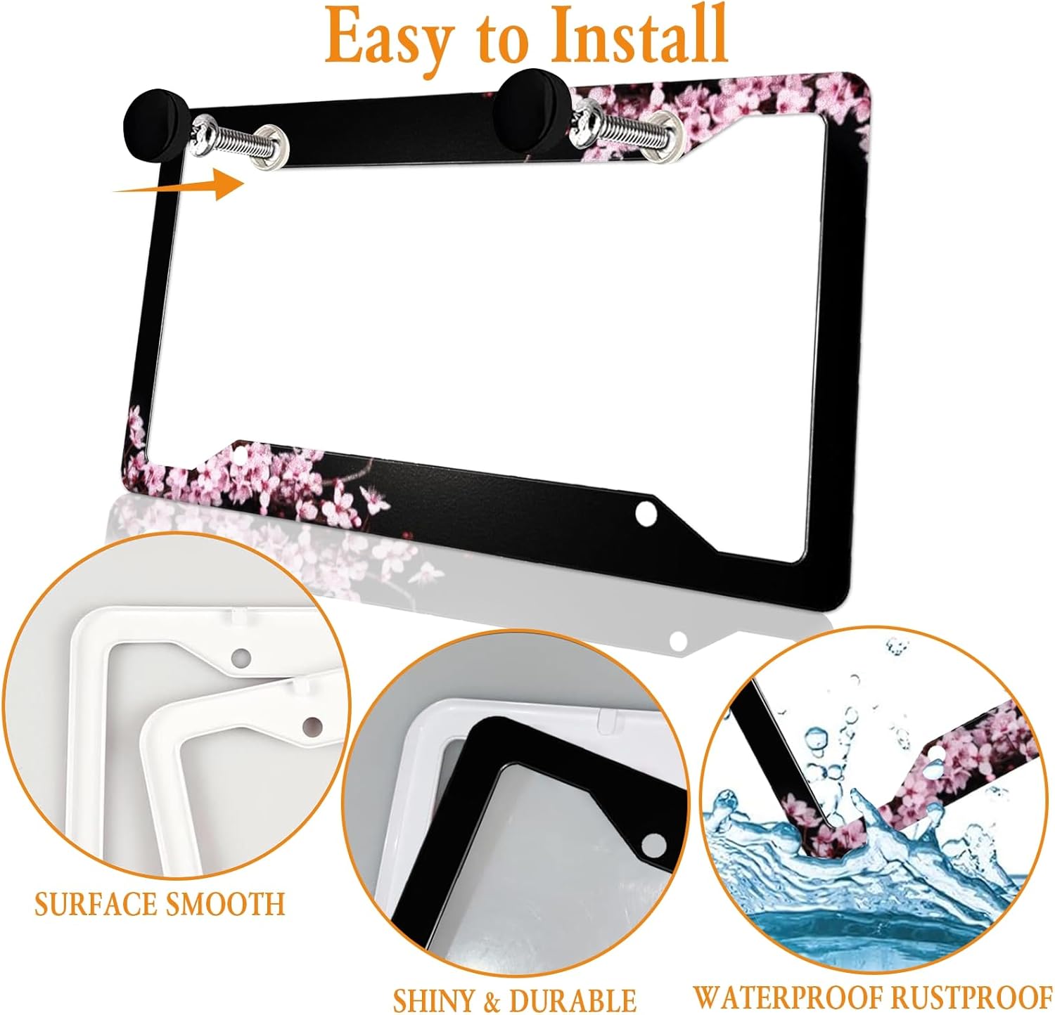 Aluminum License Plate Frame S – Women Accessories Images recenzja i cena