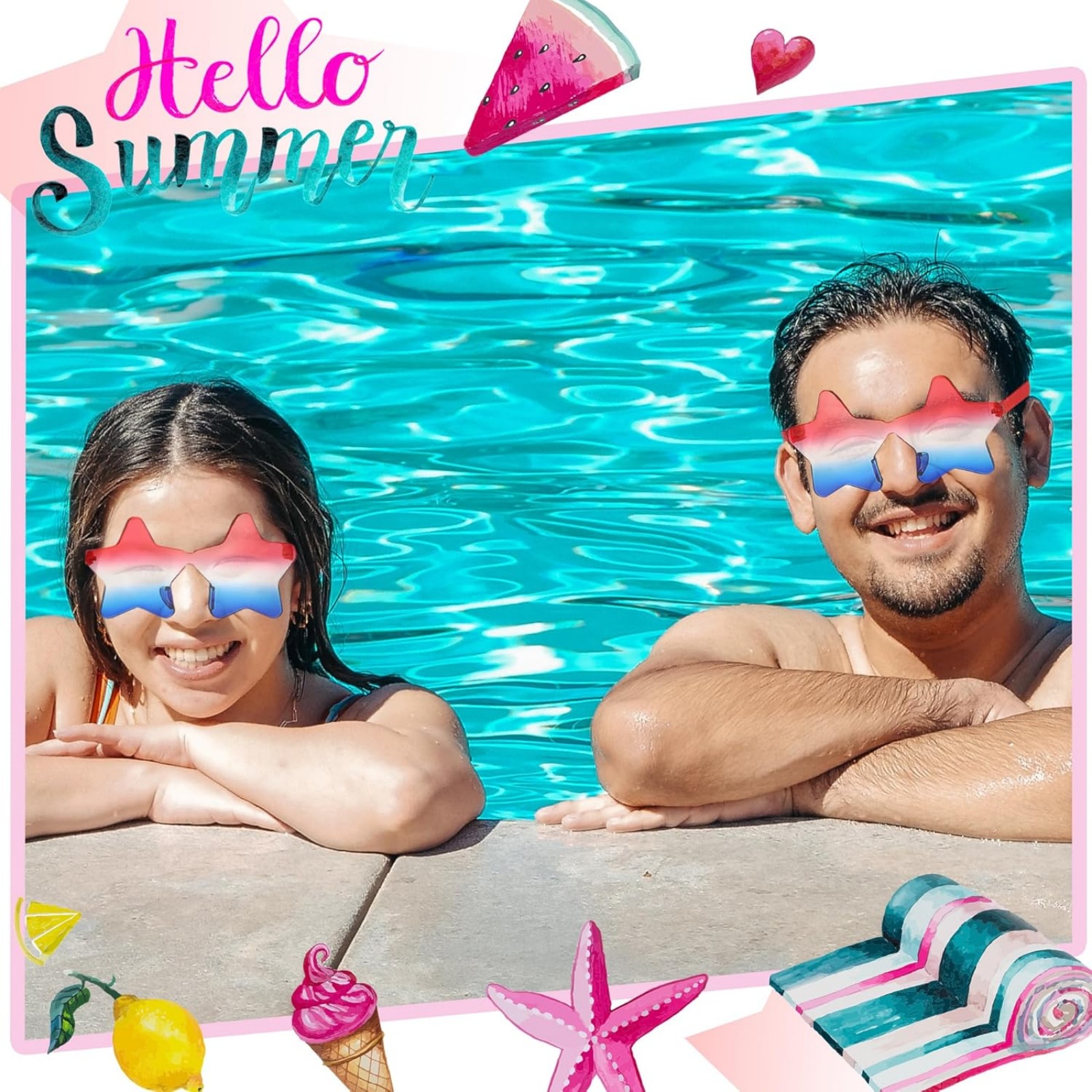 2 Pair Star Sunglasses for Wom – Women Accessories Usa recenzja i cena