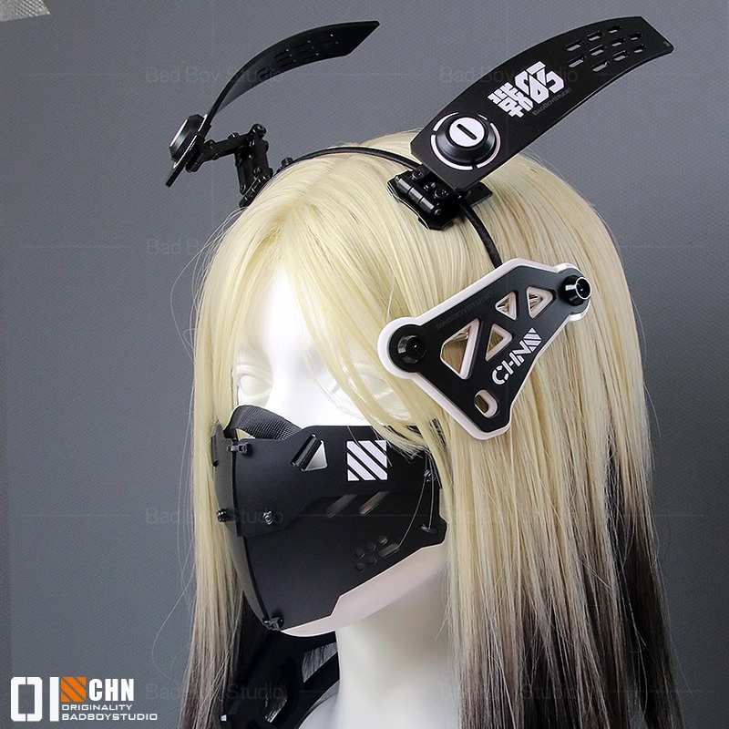 Cyberpunk Mask Cosplay Functio – Women'S Ear Accessories recenzja i cena