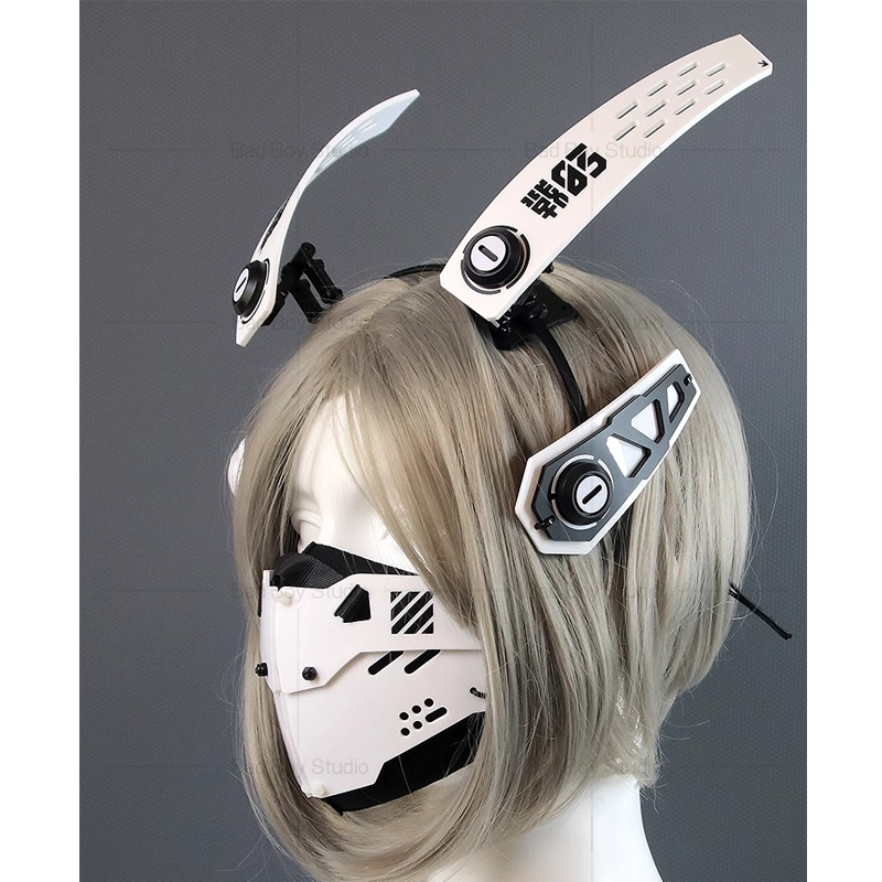 Cyberpunk Mask Cosplay Functio – Women'S Ear Accessories recenzja i cena