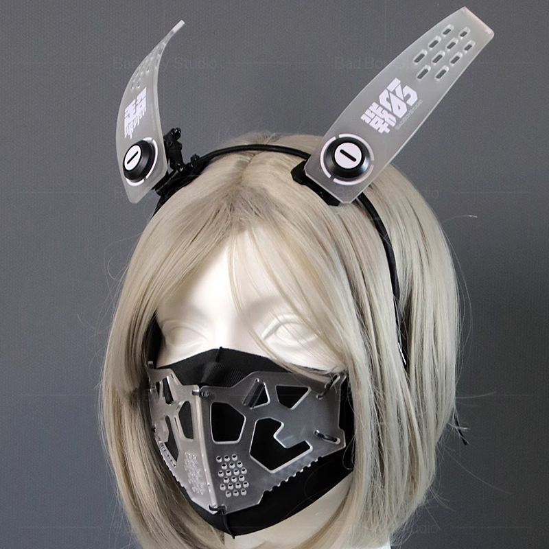 Cyberpunk Mask Cosplay Functio – Women'S Ear Accessories recenzja i cena