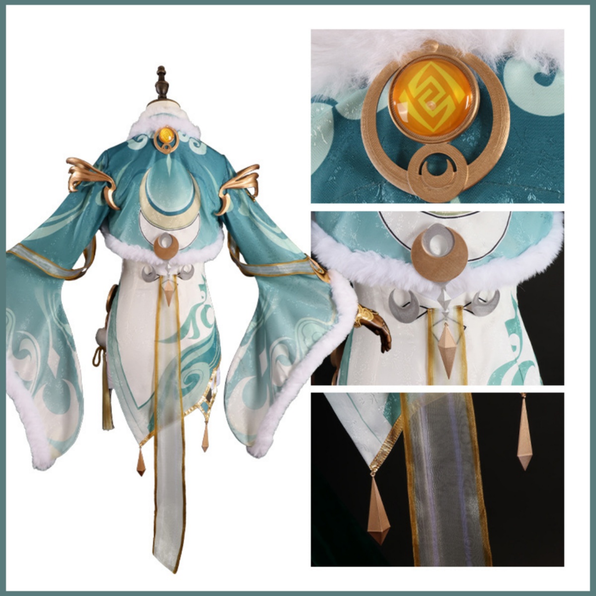 Game Zibai Cosplay Costume Gre – Women'S Ear Accessories recenzja i cena