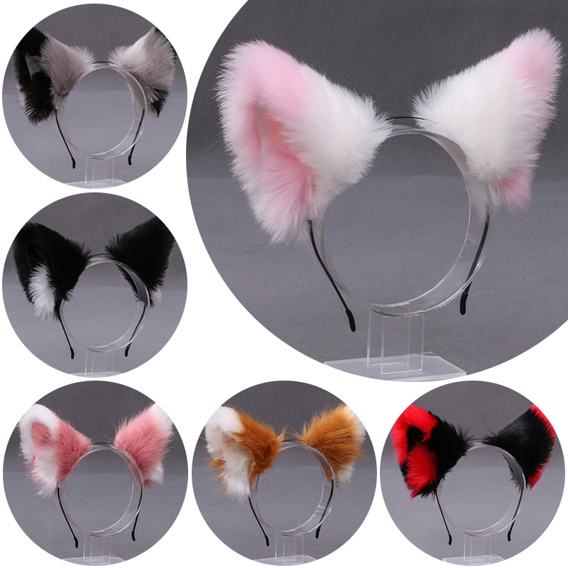 Fluffy Fox Cat Ear Plush Headb – Women'S Ear Accessories recenzja i cena
