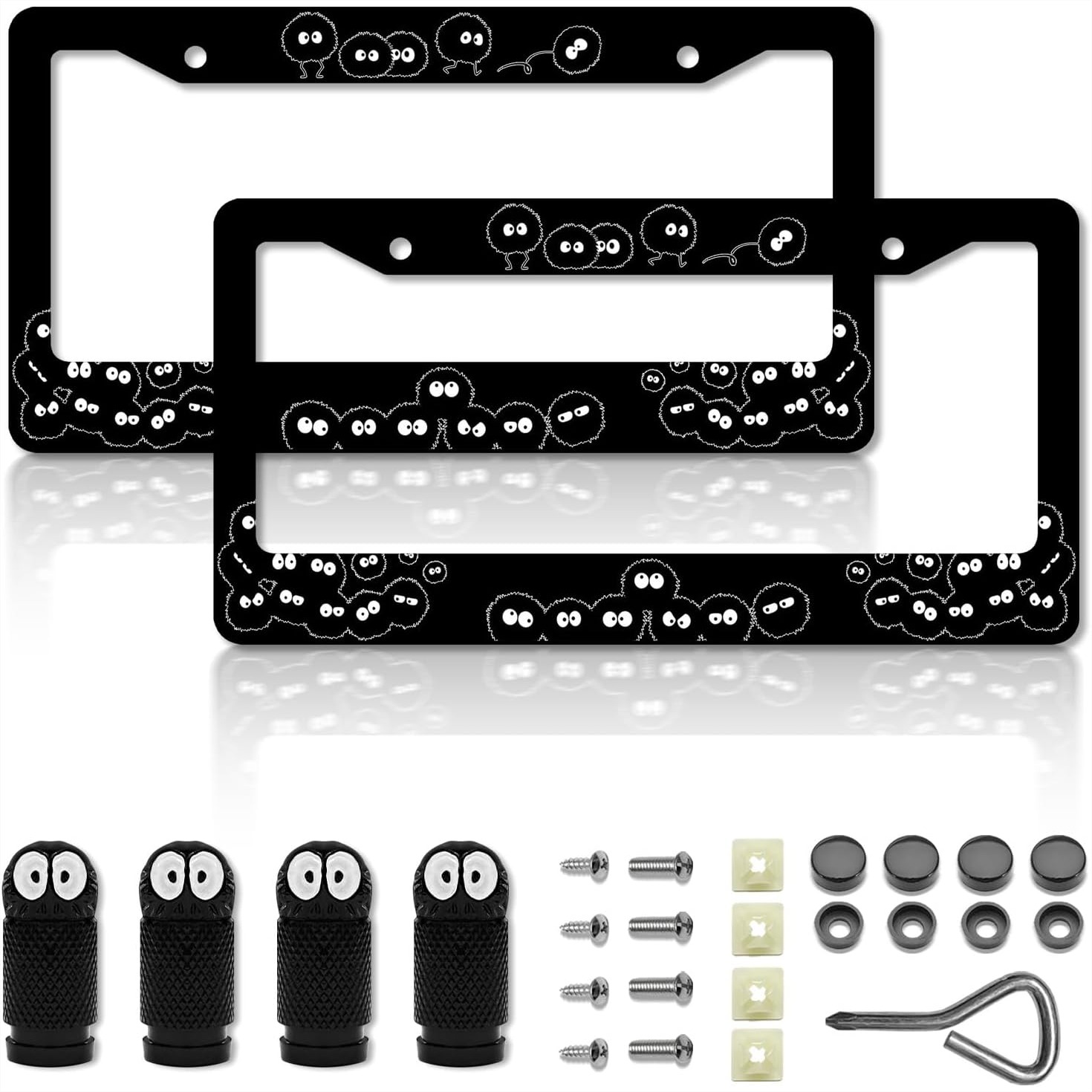 Soot Sprites License Plate Fra – Women Accessories Images recenzja i cena