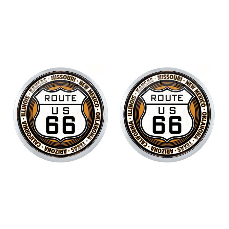 New Route US 66 Earrings 12mm  – Women Accessories Usa recenzja i cena