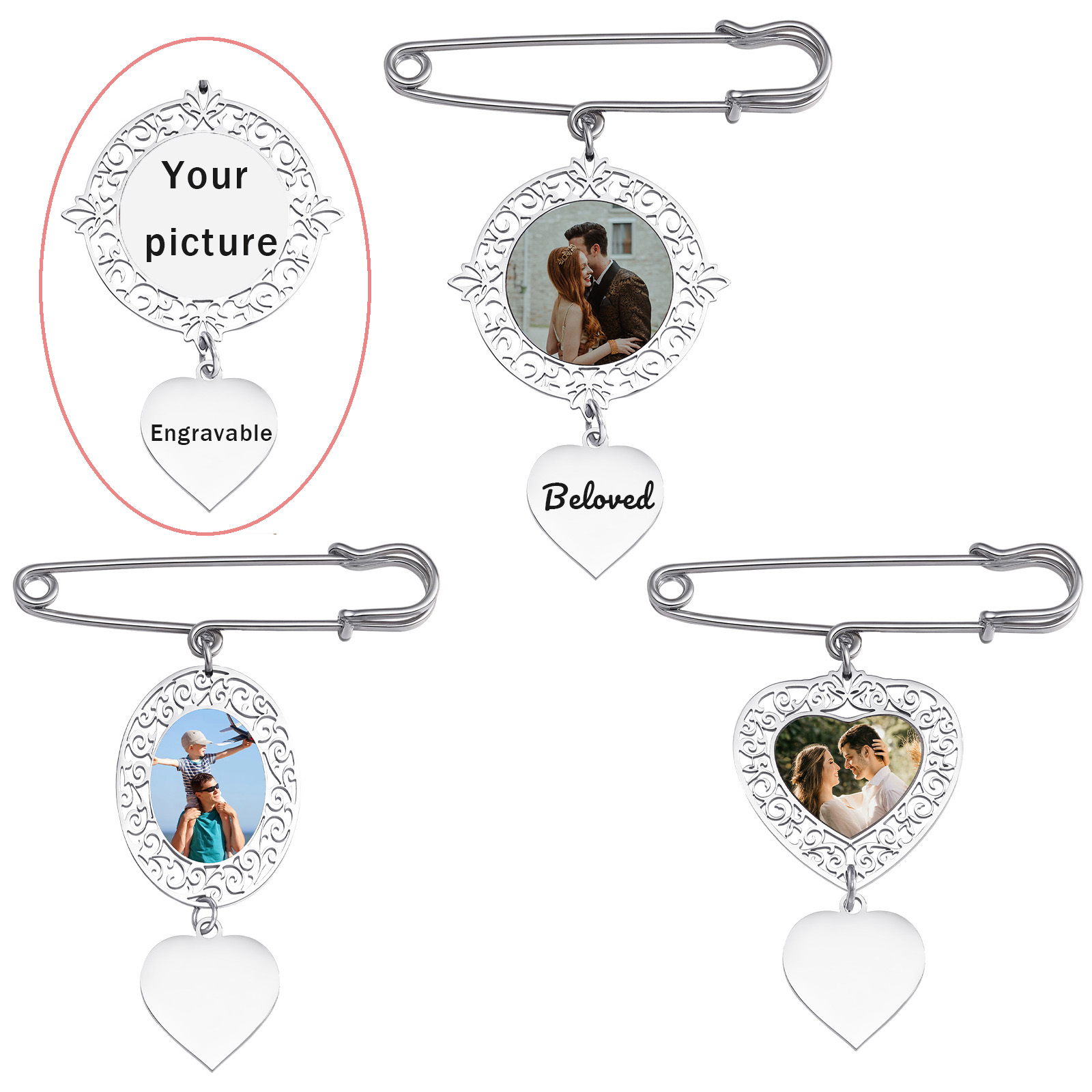 Custom Picture Badge Brooches  – Women Accessories Images recenzja i cena