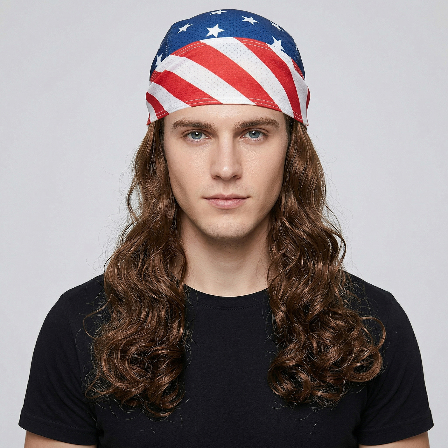 Usa Flag Themed Wig Headband S – Women Accessories Usa recenzja i cena
