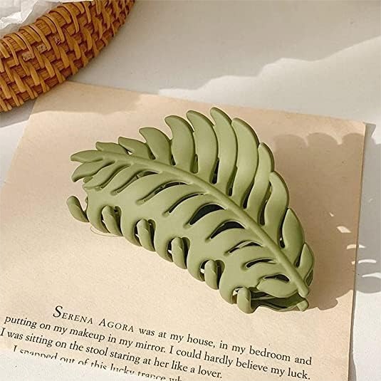 1Pc Green Leaf-Shaped Hair Cli – Women Accessories Images recenzja i cena