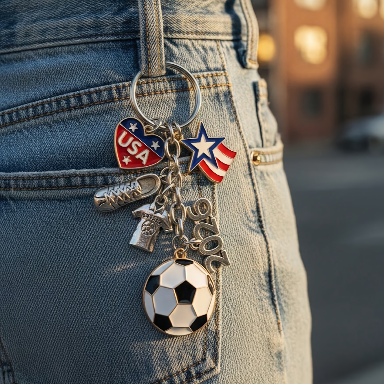 2026 Soccer Keychain for Women – Women Accessories Usa recenzja i cena