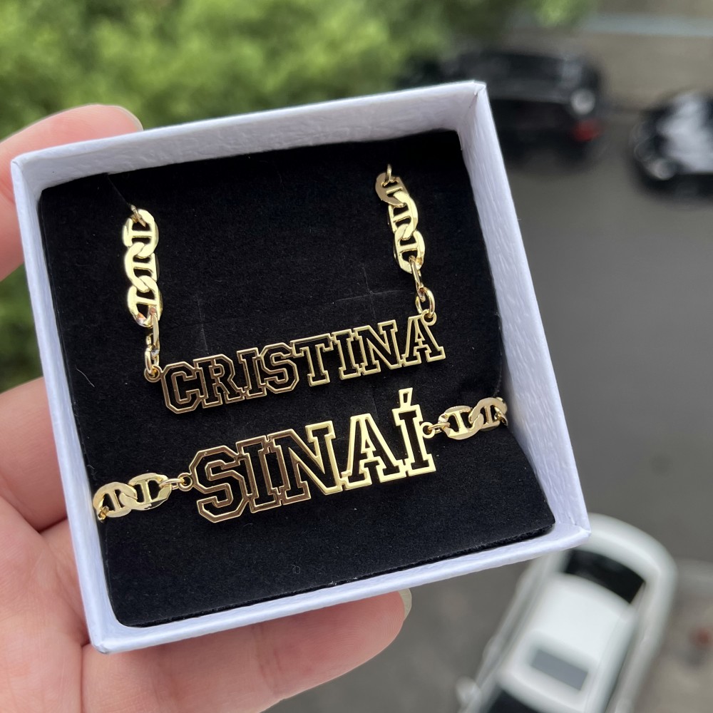 DUOYING Custom Name Hollow Nec – Women Accessories Gift Set recenzja i cena