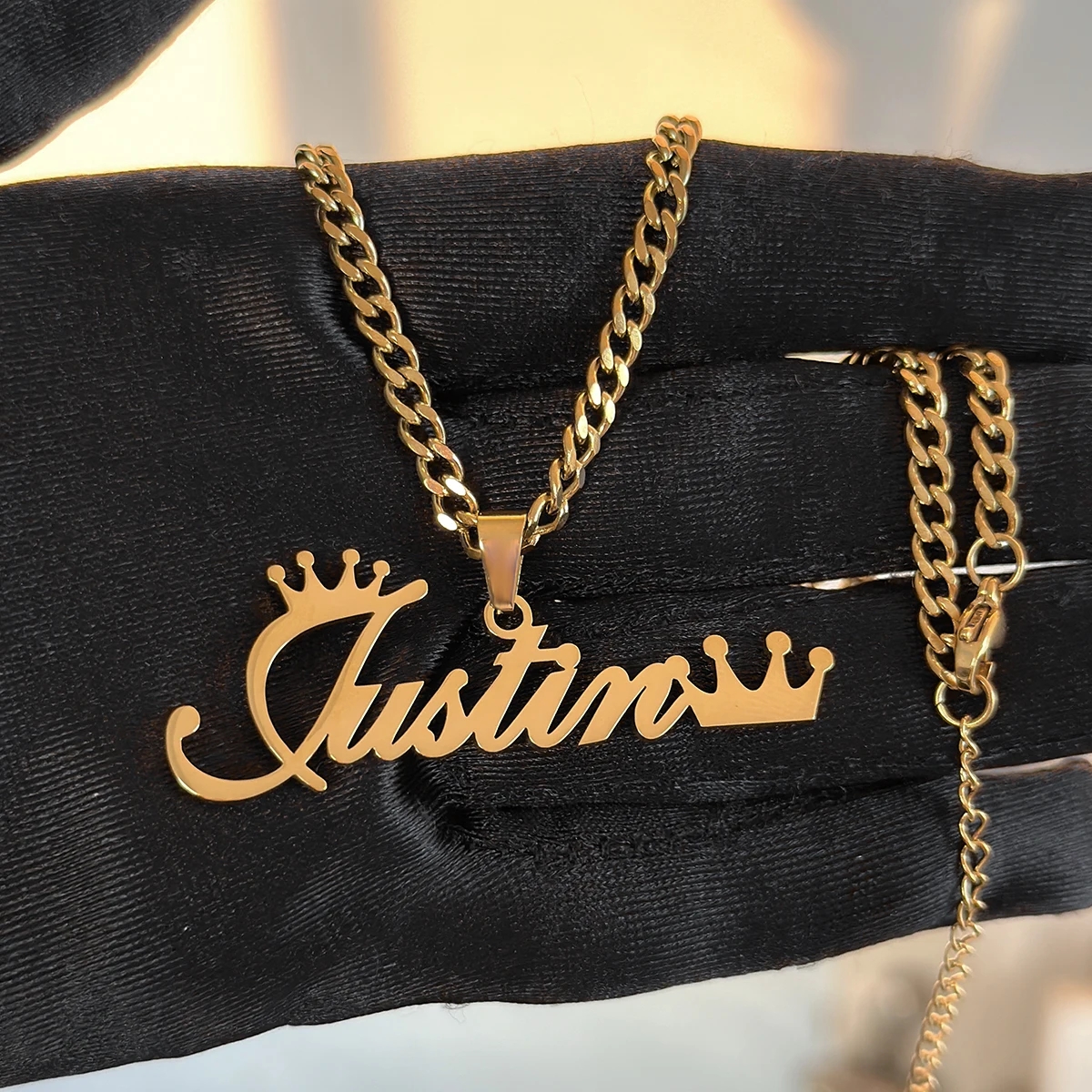 Customized Name Necklace Brace – Women Accessories Gift Set recenzja i cena