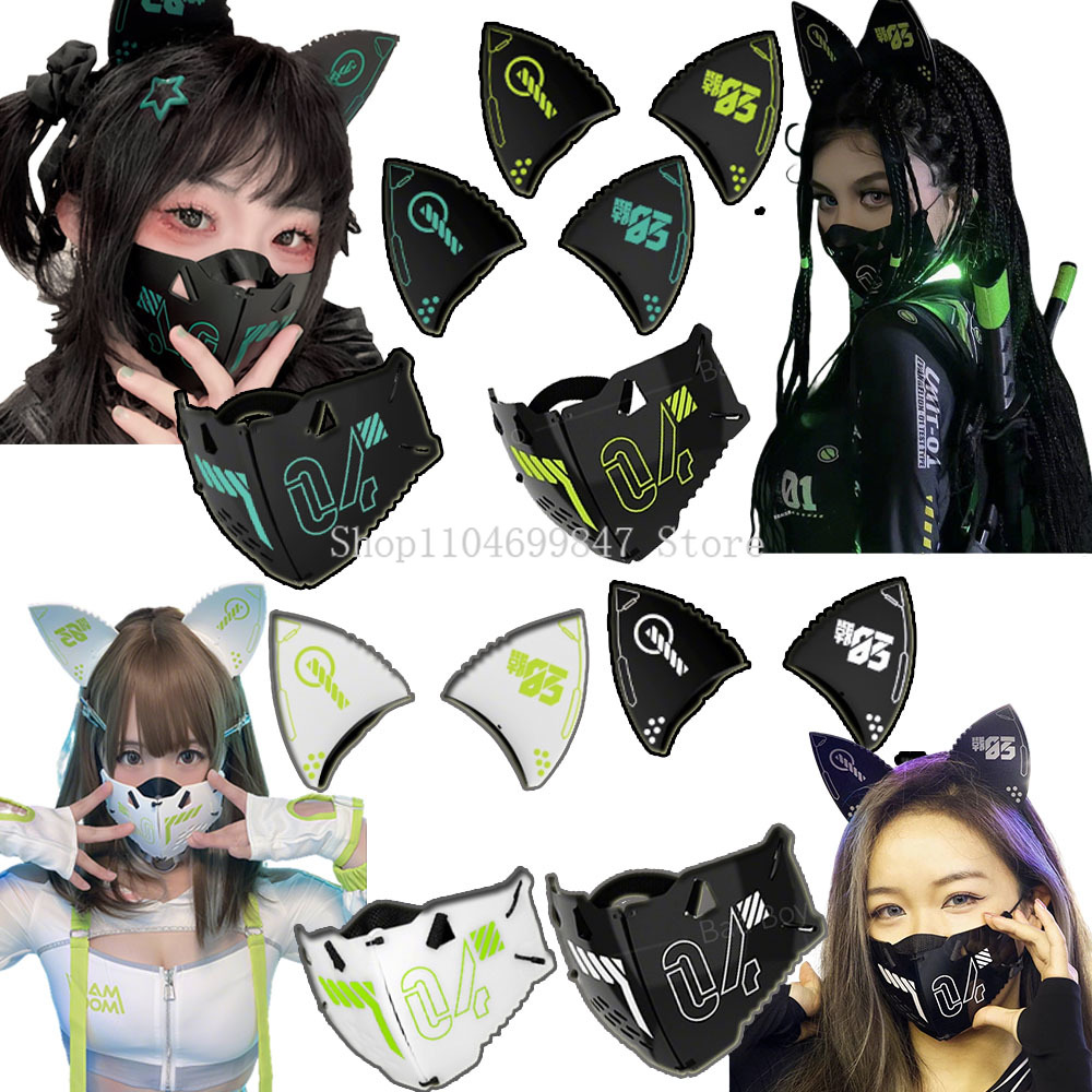 Cyberpunk Mask Mecha Mechanica – Women'S Ear Accessories recenzja i cena