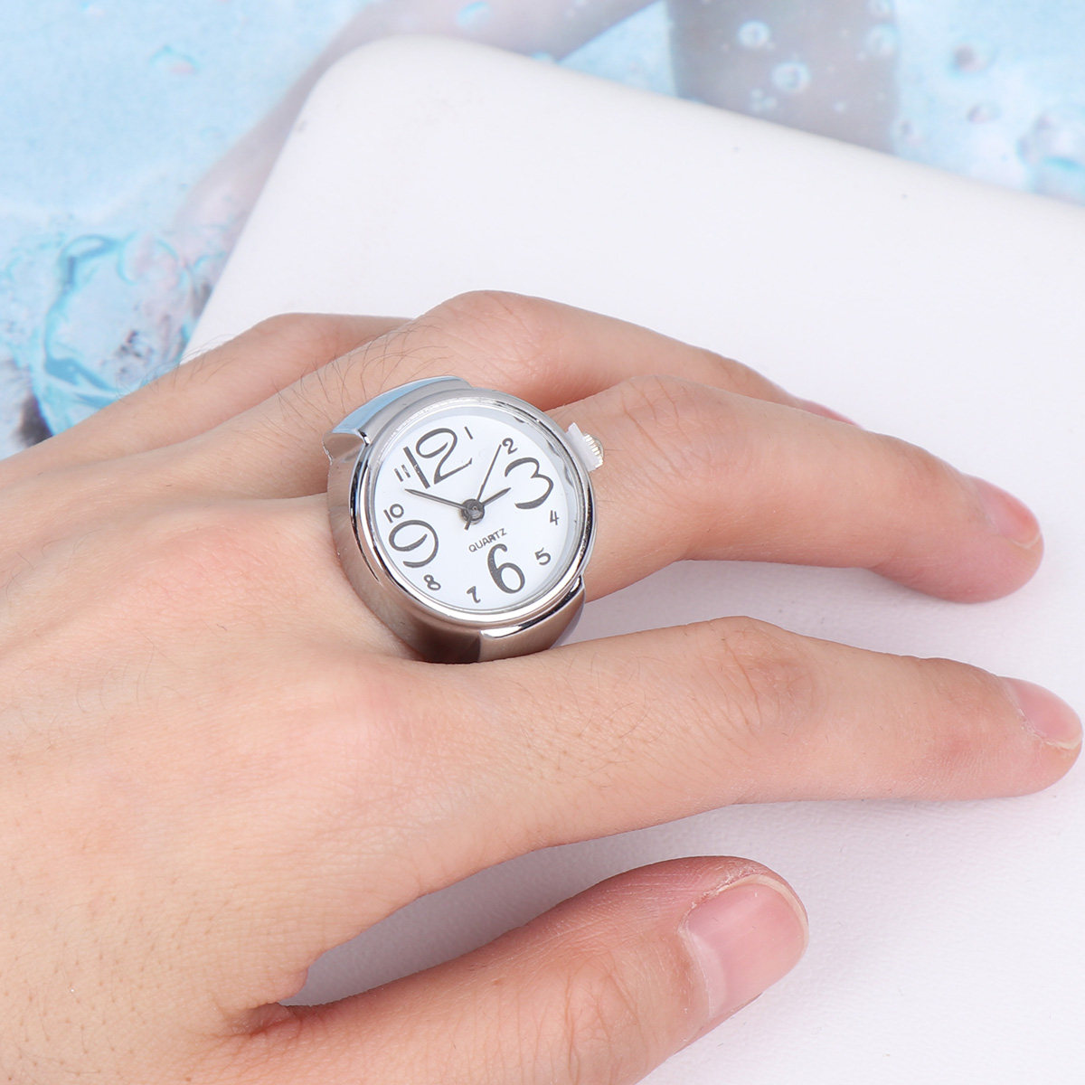 2Pcs Ring Watch Set Stylish Mi – Women'S Accessories To Wear With Watch recenzja i cena