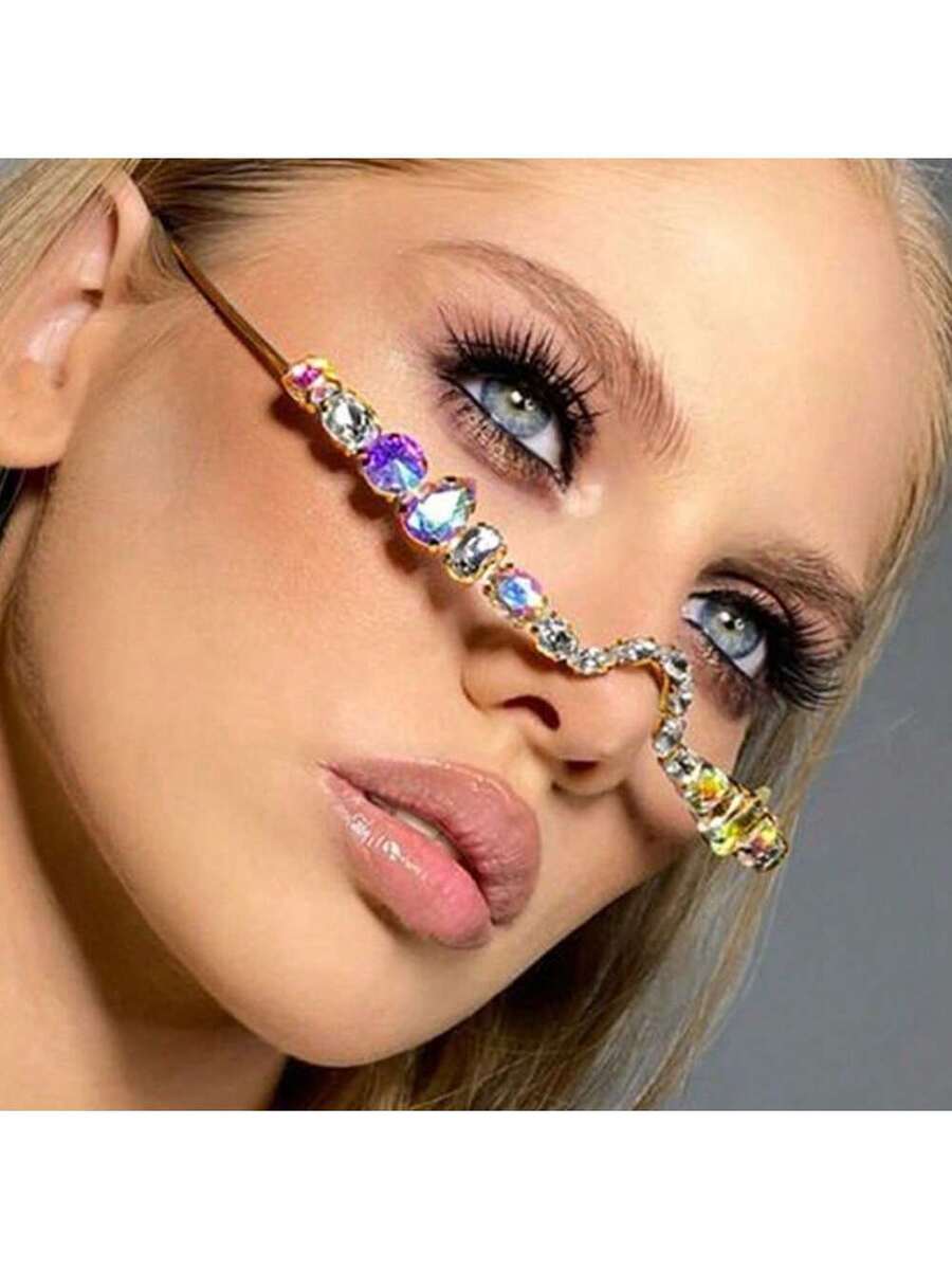 Crystal Rhinestone Face Decora – Women'S Accessories To Wear With Watch recenzja i cena