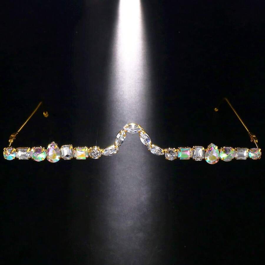 Crystal Rhinestone Face Decora – Women'S Accessories To Wear With Watch recenzja i cena