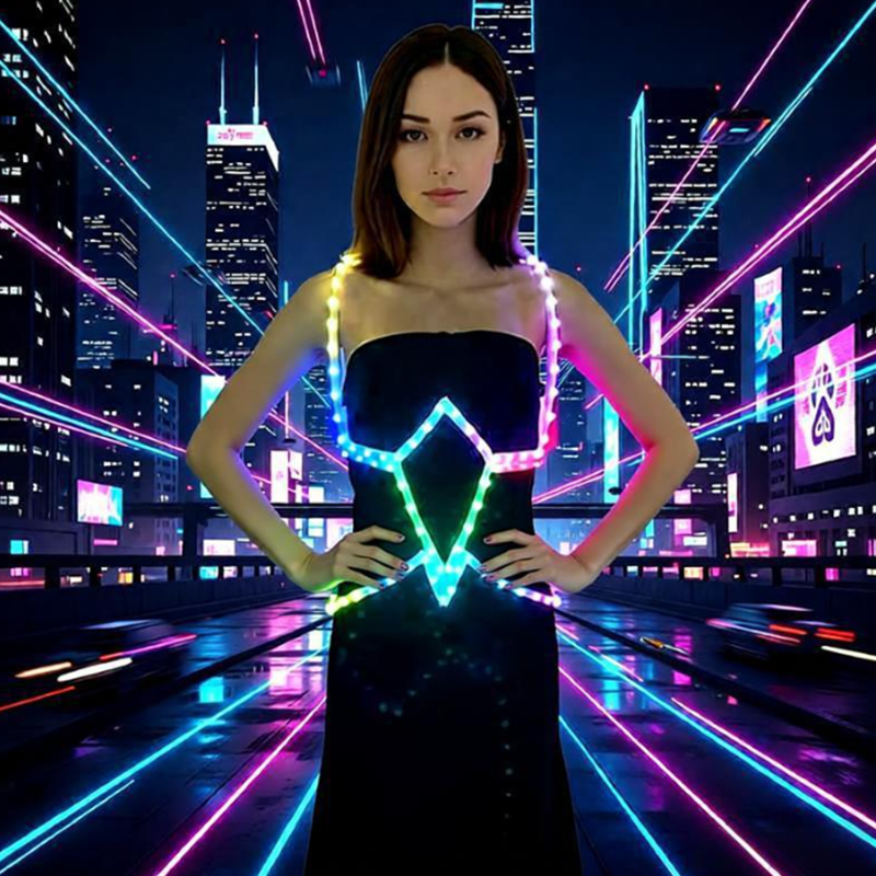 Glowing Colorful Belt For Unis – Women Accessories App recenzja i cena